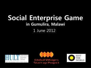 Social Enterprise Game in Gumulira , Malawi