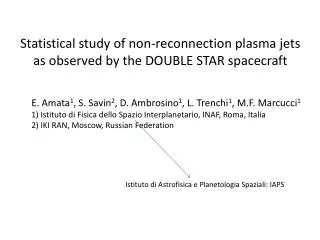 Statistical study of non-reconnection plasma jets as observed by the DOUBLE STAR spacecraft