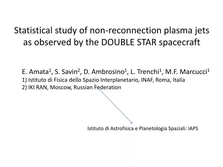 statistical study of non reconnection plasma jets as observed by the double star spacecraft