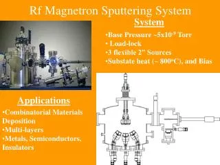 Rf Magnetron Sputtering System