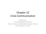 Chapter 12 Crisis Communication - slide 1