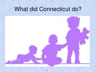 What did Connecticut do?