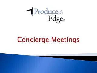 Concierge Meetings
