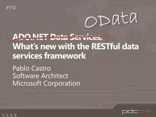 ADO.NET Data Services: What’s new with the RESTful data services framework