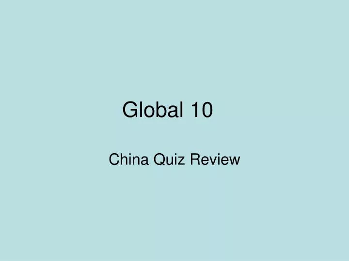 global 10