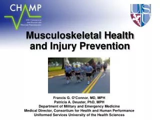 Musculoskeletal Health and Injury Prevention