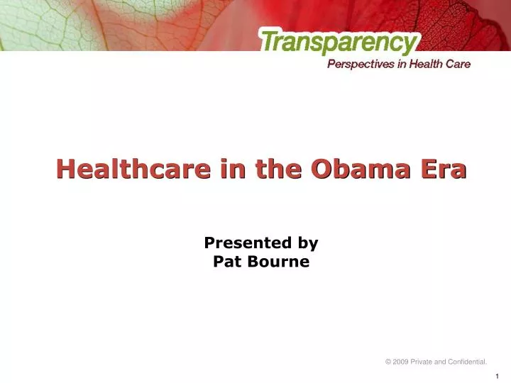 healthcare in the obama era