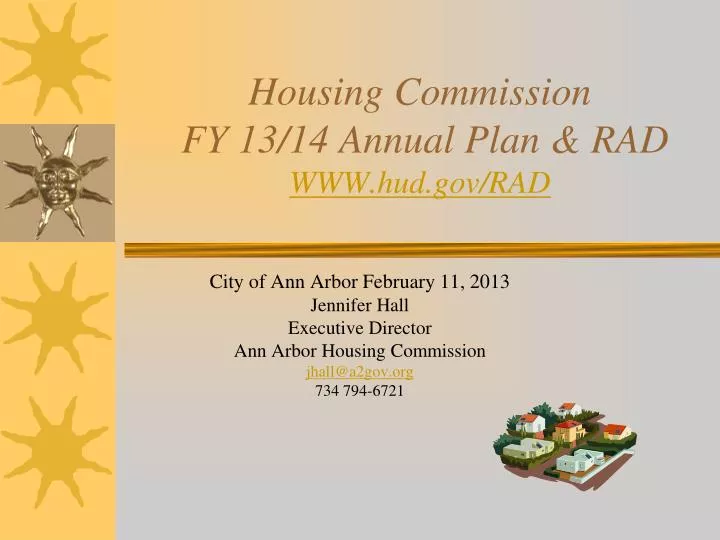 housing commission fy 13 14 annual plan rad www hud gov rad
