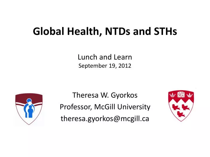 global health ntds and sths lunch and learn september 19 2012