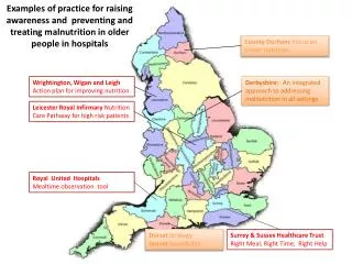 Wrightington , Wigan and Leigh Action plan for improving nutrition