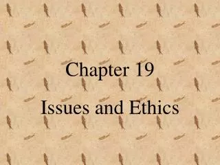 Chapter 19