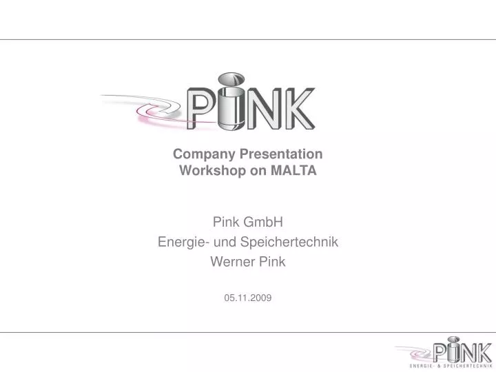 company presentation workshop on malta