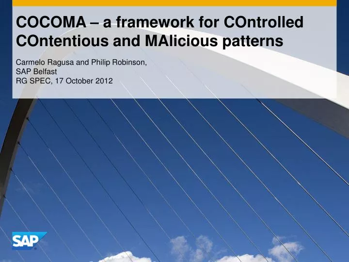 cocoma a framework for controlled contentious and malicious patterns