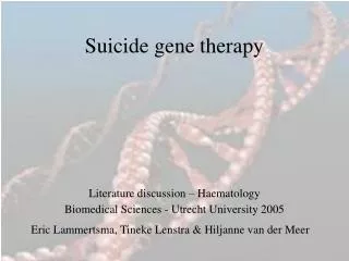 Suicide gene therapy
