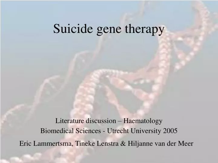 suicide gene therapy