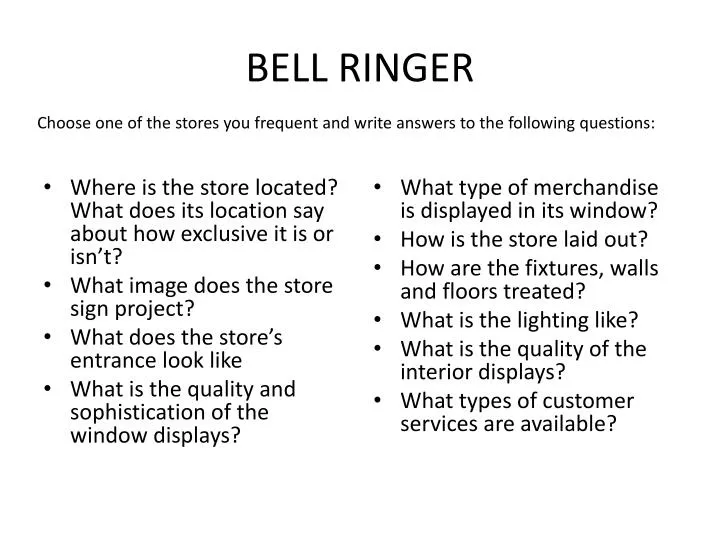 bell ringer