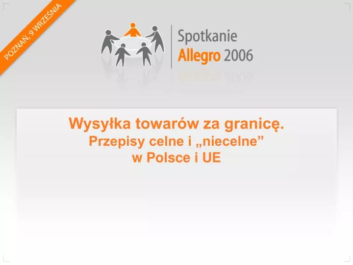 wysy ka towar w za granic przepisy celne i niecelne w polsce i ue