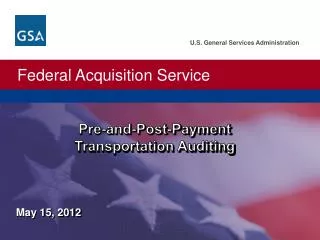 Pre-and-Post-Payment Transportation Auditing