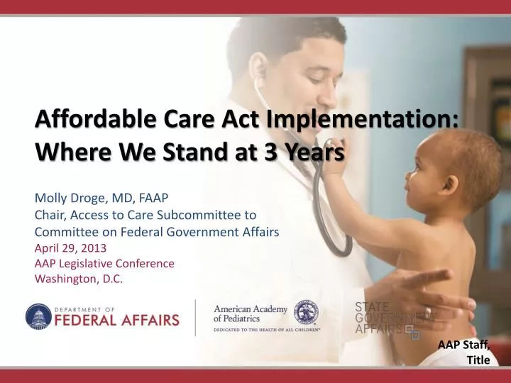 affordable care act implementation where we stand at 3 years
