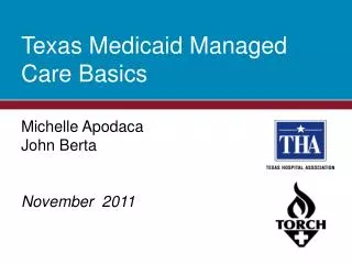 Texas Medicaid Managed Care Basics