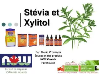 Stévia et Xylitol