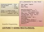 Mixing Languages in Scientific Programming: Challenges and Strategies - slide 1