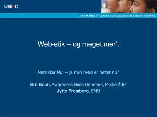 Web-etik – og meget mer’.