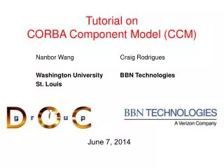 Tutorial on CORBA Component Model (CCM)