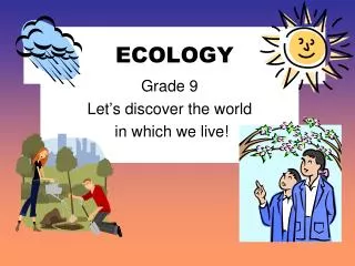 ECOLOGY