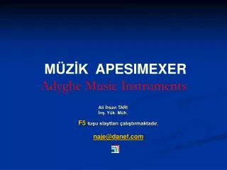 MÜZİK APESIMEXER Adyghe Music Instruments