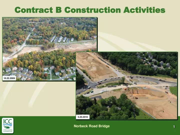 contract b construction activities