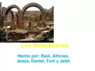 los musulmanes
