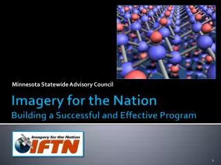 Imagery for the Nation Building a Successful and Effective Program