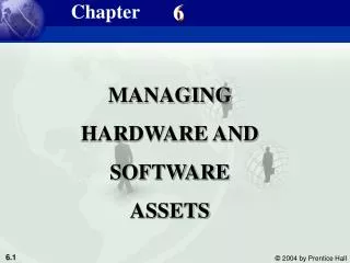 MANAGING HARDWARE AND SOFTWARE ASSETS
