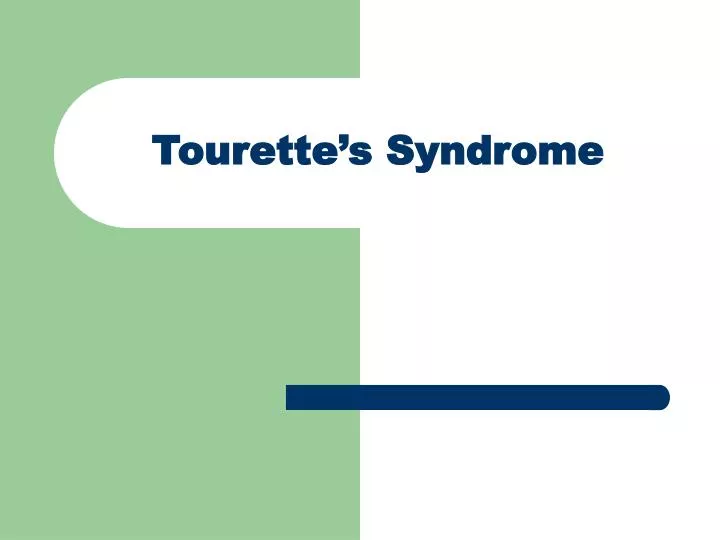 tourette s syndrome