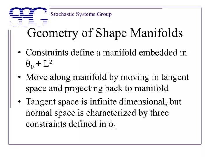 geometry of shape manifolds