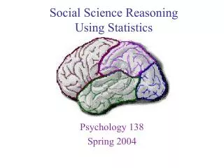 Social Science Reasoning Using Statistics