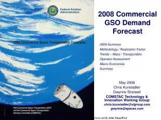 2008 Commercial GSO Demand Forecast