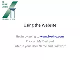 Using the Website