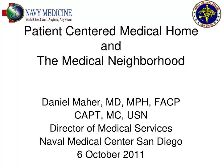 patient centered medical home and the medical neighborhood