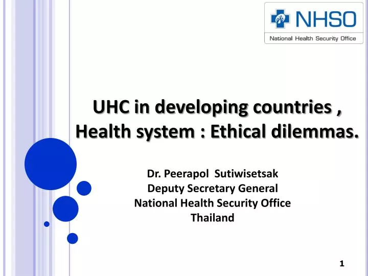 uhc in developing countries health system ethical dilemmas
