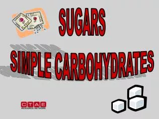 SUGARS SIMPLE CARBOHYDRATES