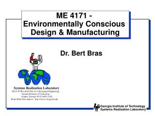 ME 4171 - Environmentally Conscious Design &amp; Manufacturing