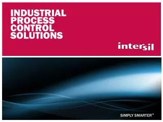Industrial Process control Solutions