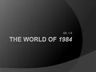 The World of 1984