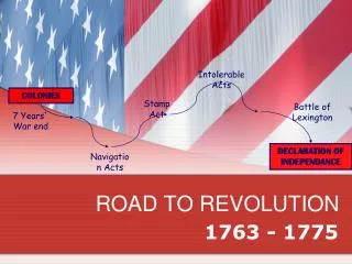 ROAD TO REVOLUTION