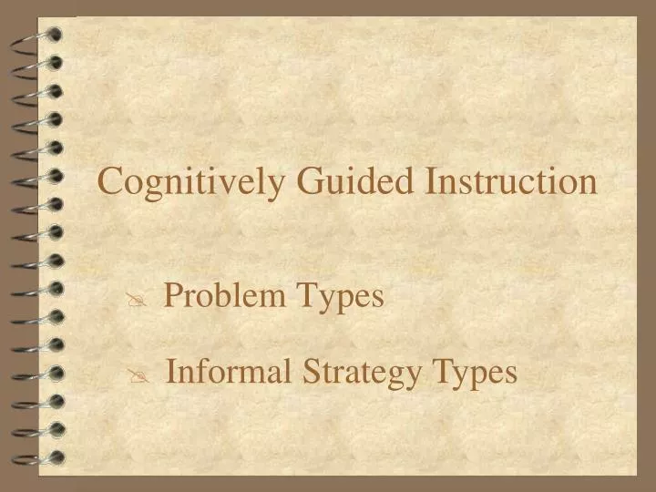 cognitively guided instruction