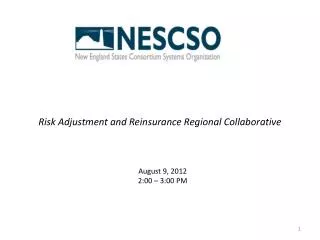 Risk Adjustment and Reinsurance Regional Collaborative