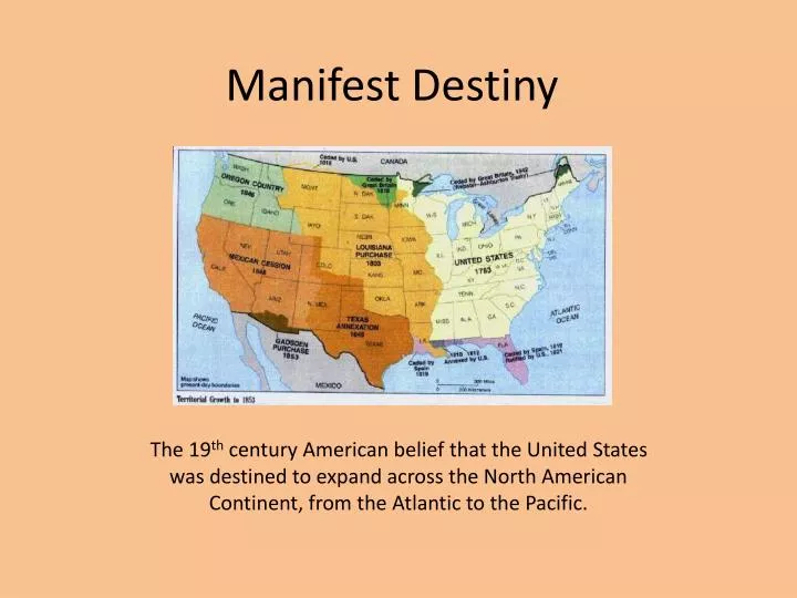 manifest destiny