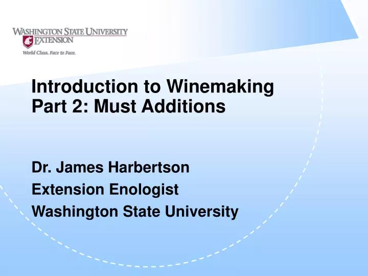 introduction to winemaking part 2 must additions